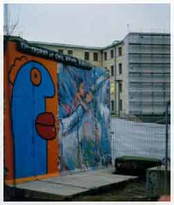 a piece of the berlin wall