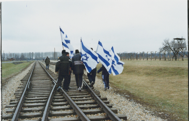 Israeli youth at Birkenau